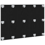 Testiera Rovere Nero 120 x 1.5 x 80 cm Legno truciolato