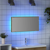 Specchio rovere artigianale 80 x 37 cm