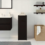 Mobile da Bagno Rovere nero 32 x 34 x 90 cm Legno truciolato
