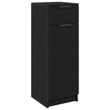 Mobile da Bagno Rovere nero 32 x 34 x 90 cm Legno truciolato