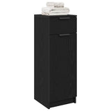 Mobile da Bagno Rovere nero 32 x 34 x 90 cm Legno truciolato