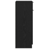 Mobile da Bagno Rovere nero 32 x 34 x 90 cm Legno truciolato