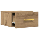 Armadio da Notte 2 pcs Rovere artigianale 35 x 35 x 20 cm