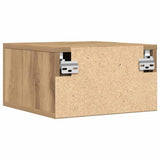 Armadio da Notte 2 pcs Rovere artigianale 35 x 35 x 20 cm