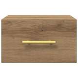 Armadio da Notte 2 pcs Rovere artigianale 35 x 35 x 20 cm