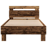 Struttura del letto Legno vecchio 75 x 190 cm Legno truciolato