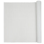Recinzione da Giardino Bifacciale Bianca 1,8x3 m in PVC