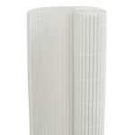Recinzione da Giardino Bifacciale Bianca 1,8x3 m in PVC