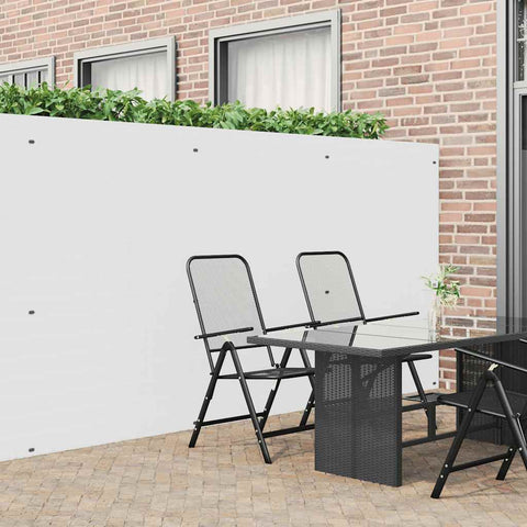 Recinzione da Giardino Bifacciale Bianca 1,8x3 m in PVC