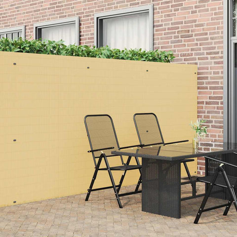 Recinzione da Giardino Bifacciale Gialla 1,8x3 m in PVC