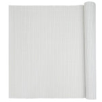 Recinzione da Giardino Bifacciale Bianca 1,8x5 m in PVC
