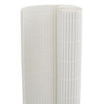 Recinzione da Giardino Bifacciale Bianca 1,8x5 m in PVC