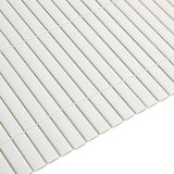 Recinzione da Giardino Bifacciale Bianca 1,8x5 m in PVC