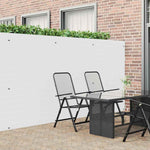 Recinzione da Giardino Bifacciale Bianca 1,8x5 m in PVC
