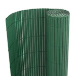 Recinzione da Giardino Bifacciale Verde 1,8x5 m in PVC