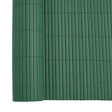 Recinzione da Giardino Bifacciale Verde 1,8x5 m in PVC
