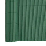 Recinzione da Giardino Bifacciale Verde 1,8x5 m in PVC