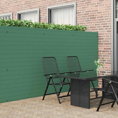 Recinzione da Giardino Bifacciale Verde 1,8x5 m in PVC