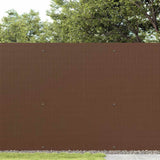 Recinzione da Giardino Bifacciale Marrone 1,8x5 m in PVC