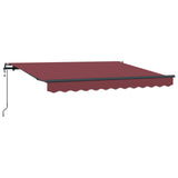 Tenda Retrattile Borgogna 250 x 200 cm Tessuto