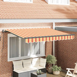 Tenda Retrattile Giallo e Arancione 250 x 200 cm Tessuto