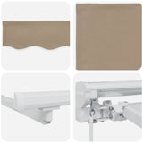 Struttura della tenda Beige 250 x 200 cm