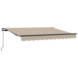Tenda Retrattile Beige 250 x 200 cm Tessuto
