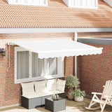 Tenda Retrattile Bianco 250 x 200 cm Tessuto
