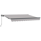 Tenda Retrattile Grigio chiaro 250 x 200 cm Tessuto
