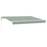 Tenda Retrattile Verde 250 x 200 cm Tessuto