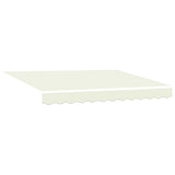 Tenda Retrattile Crema 300 x 200 cm Poliestere e Metallo