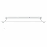 Tenda Retrattile Crema 300 x 200 cm Poliestere e Metallo