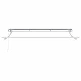 Tenda Retrattile Crema 300 x 200 cm Poliestere e Metallo