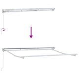 Tenda Retrattile Crema 300 x 200 cm Poliestere e Metallo