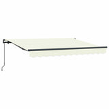 Tenda Retrattile Crema 300 x 200 cm Tessuto