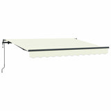 Tenda Retrattile Crema 300 x 200 cm Tessuto