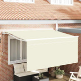 Tenda Retrattile Crema 300 x 200 cm Poliestere e Alluminio