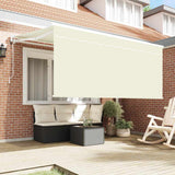 Tenda Retrattile Crema 300 x 200 cm Poliestere e Alluminio