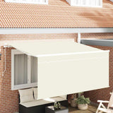 Tenda Retrattile Crema 300 x 200 cm Poliestere e Alluminio