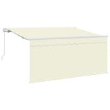 Tenda Retrattile Crema 300 x 200 cm Poliestere e Alluminio