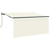 Tenda Retrattile Crema 300 x 200 cm Poliestere e Alluminio