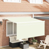 Tenda Retrattile Crema 300 x 200 cm Poliestere e Alluminio