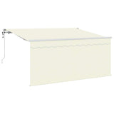 Tenda Retrattile Crema 300 x 200 cm Poliestere e Alluminio