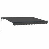 Tenda Retrattile Antracite 300 x 200 cm Tessuto