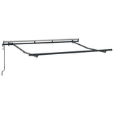 Tenda Retrattile Antracite 300 x 200 cm Tessuto