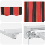 Struttura della tenda Arancione e Nero 300 x 200 cm