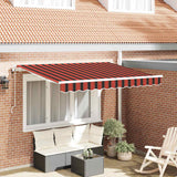 Tenda Retrattile Arancione 300 x 200 cm Tessuto