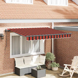 Tenda Retrattile Arancione 300 x 200 cm Tessuto