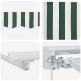 Struttura della tenda Verde e Bianco 300 x 200 cm
