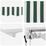 Struttura della tenda Verde e Bianco 300 x 200 cm